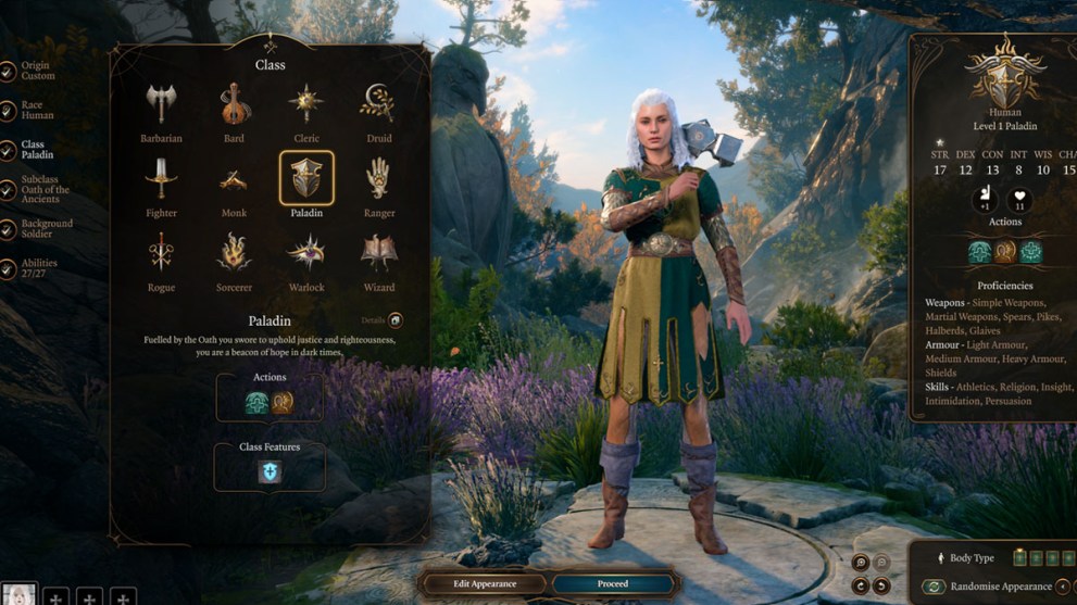 Human Race in Baldur's Gate 3