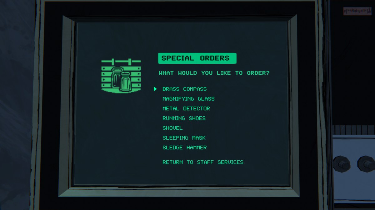Blue Prince terminal commissary
