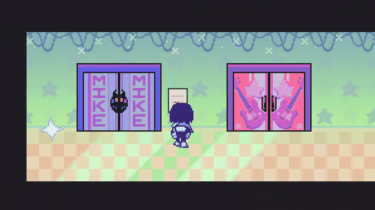 Entrance to the Mike's room in dDeltarune